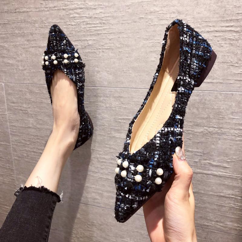 Fairy Gentle Flat Shallow Mouth Small Fragrant Style Single Shoes