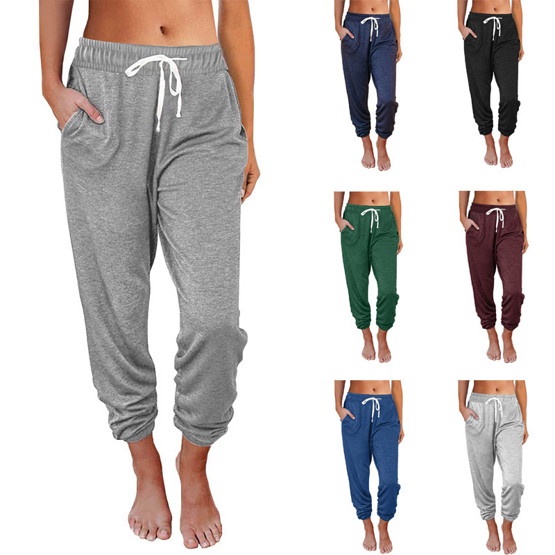 Title 6, Damen Casual Leggings mit hoher Taille und lock...