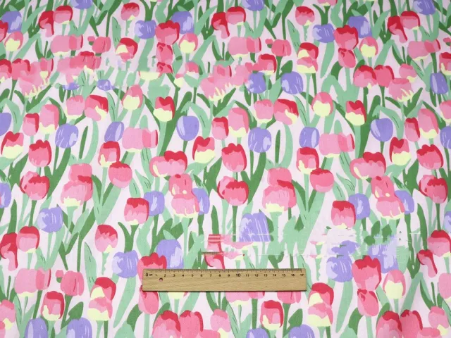 Floral Cotton Fabric Cotton Twill Fabric Cotton Bed Dress 6Pink - Shop at LoveMi