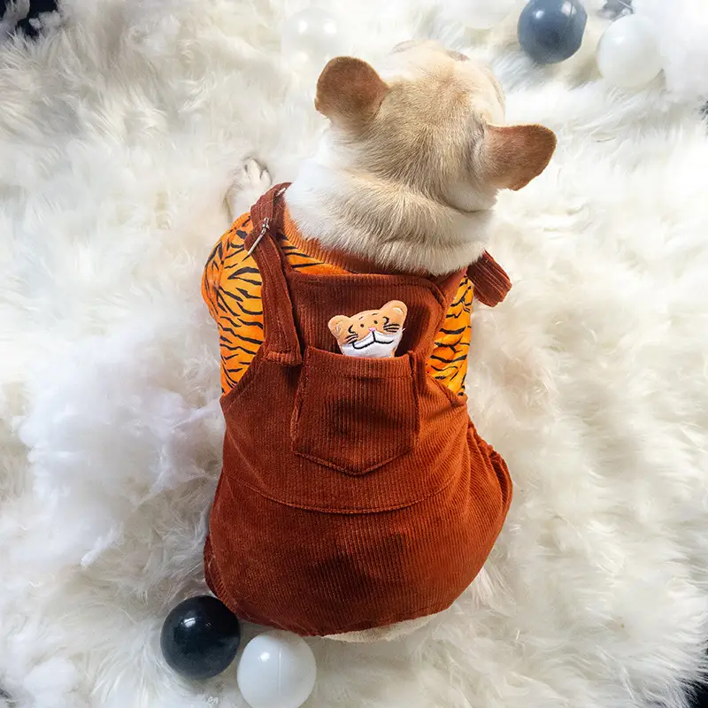 Two Piece Dog Clothes Warm Autumn And Winter Clothes