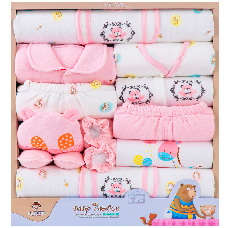18 Piece Cotton Newborn Clothes Gift (No Box) - Picture 11 of 18
