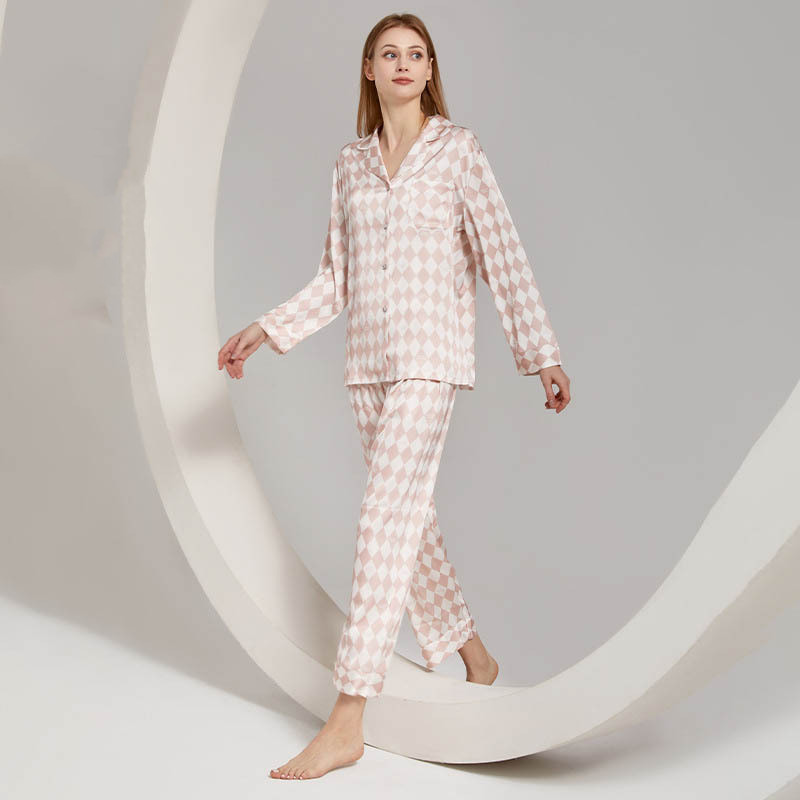 Title 5, Plaid Cool Long Sleeved Pajamas Set