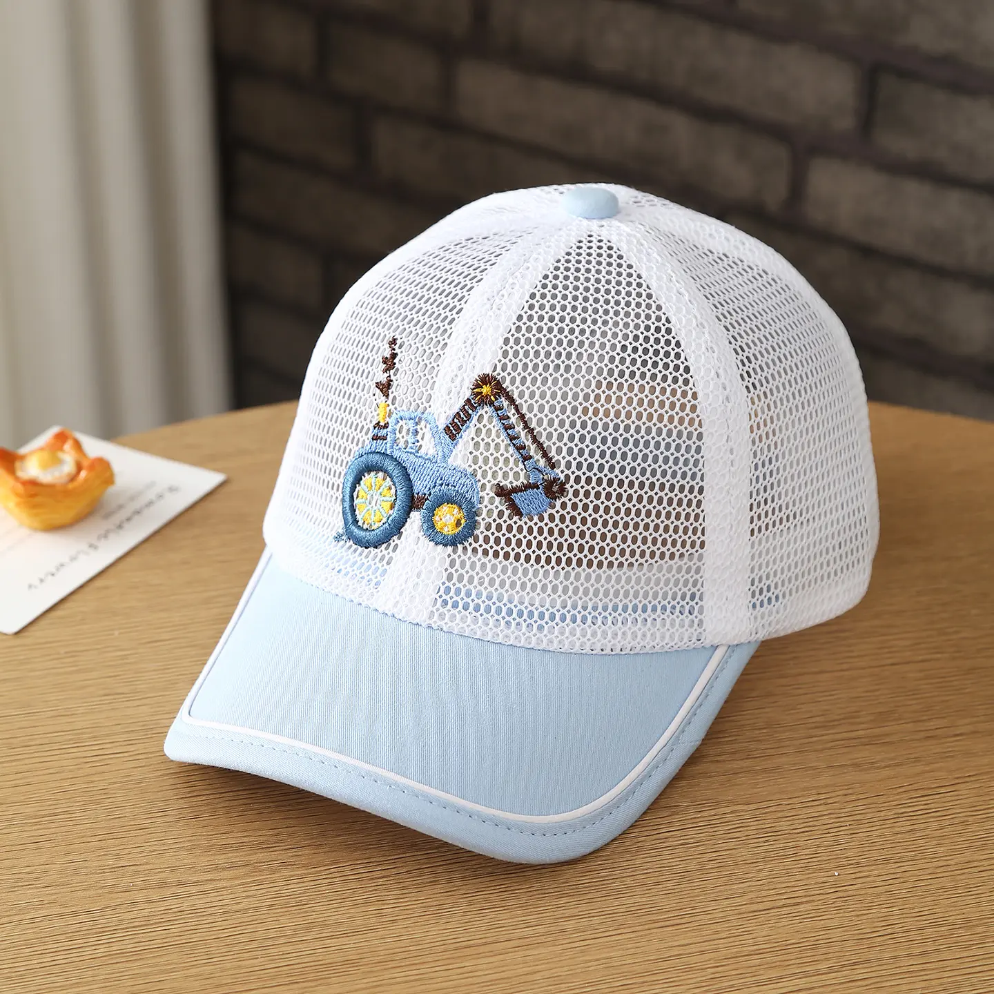 The Children's Embroidered Mesh Baseball Cap