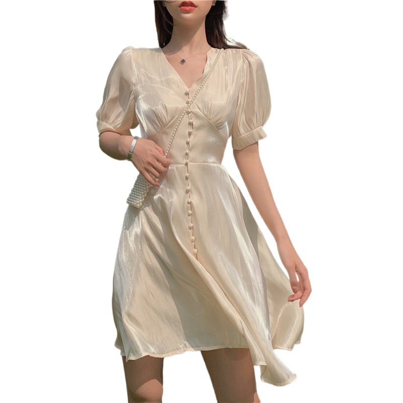 Chiffon Large Size Thin Summer Short Sleeve Dress