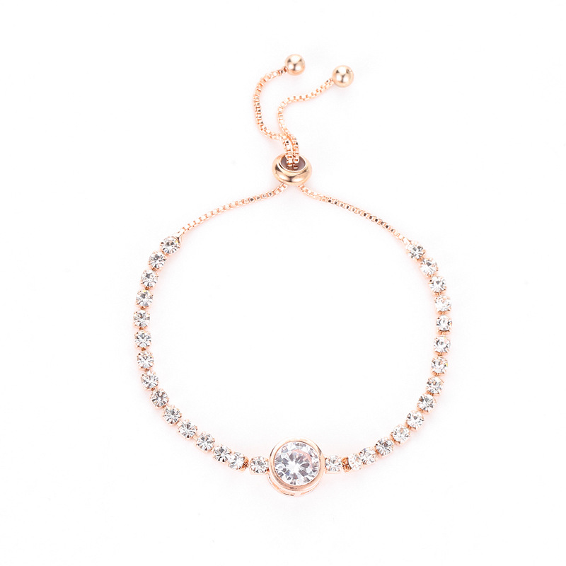 Small  And Simple Diamond-studded Ladies Bracelet
