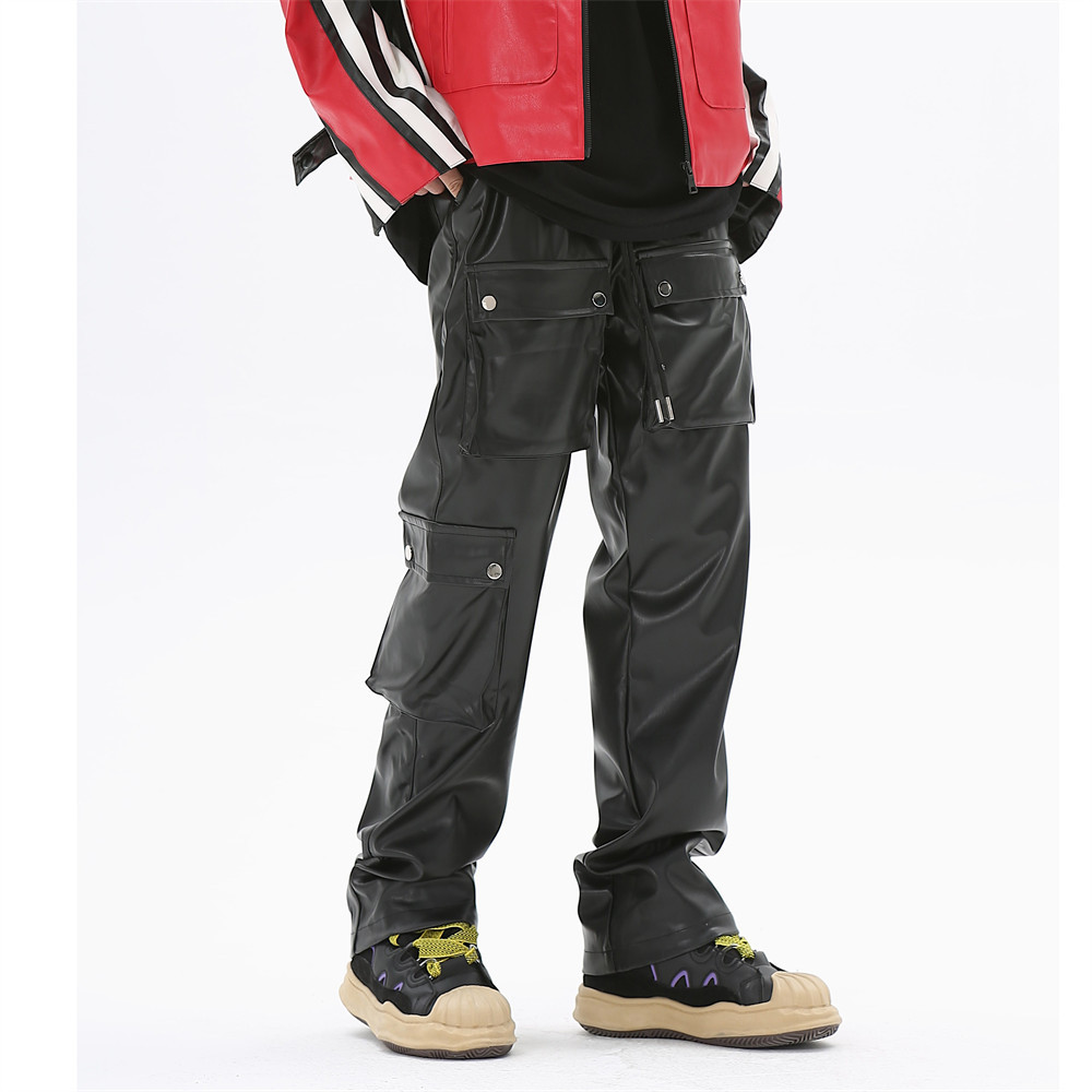 Title 10, Pantalon droit ample multi-poches coupe-vent po...