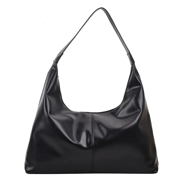 Large Capacity Armpit Bag Fashion Commuter Shoulder Bags For Women Shopping Handbags Tote Black - Shop at LoveMi
