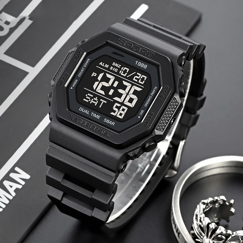 Outdoor Electronic Watch - Front View