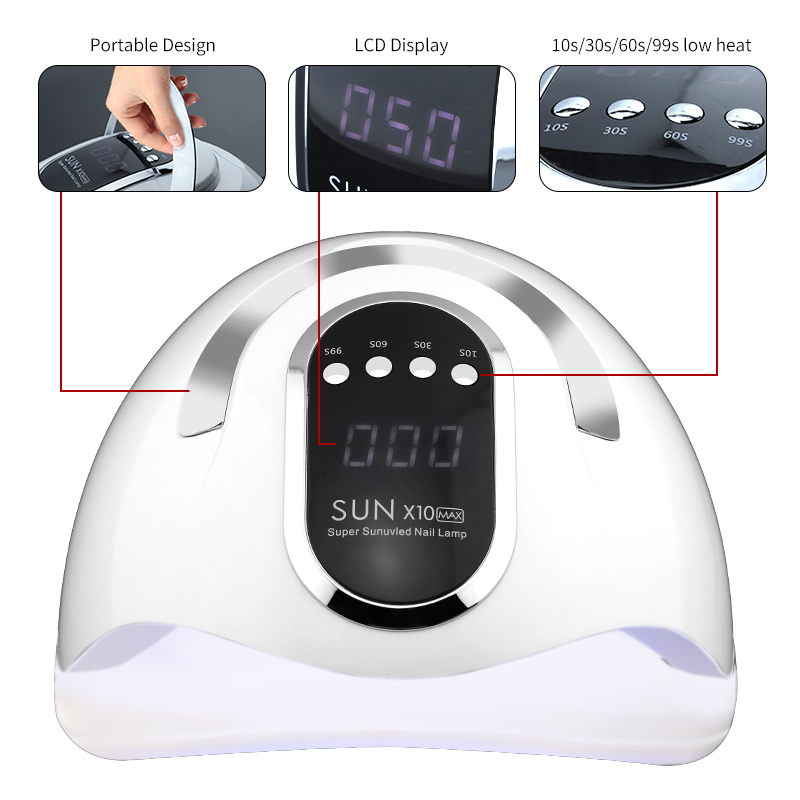 UV LED Nail Lamp, Nail Dryer For Gel Polish With 45Pcs Lamp Beads And Automatic Sensor 4 Timer Setting Professional Nail Art Tools 5