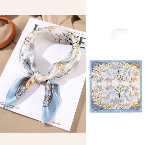 Scarf Fashion Decorative Turban Bag Hairband Blue - Shop at LoveMi