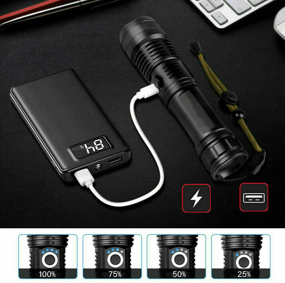 Tactical Flashlight Police Multi-mode Handheld Flashlamp Torch Waterproof Lamp — image 10