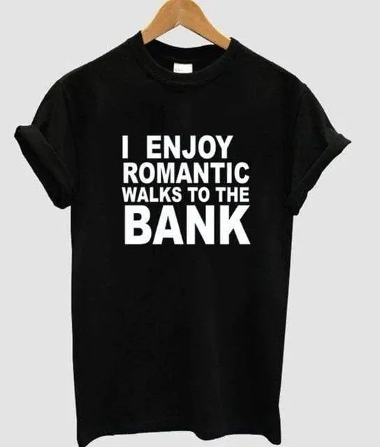 New Printed Pattern Short Sleeve Loose Round Neck T Shirt Women Black - Shop at LoveMi