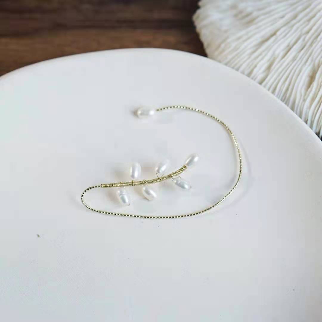 Personalized Design Pearl Earrings Retro Asymmetrical