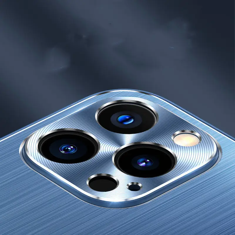 Brushed Metal Mobile Phone Case All-inclusive Fine Hole Protective Cover