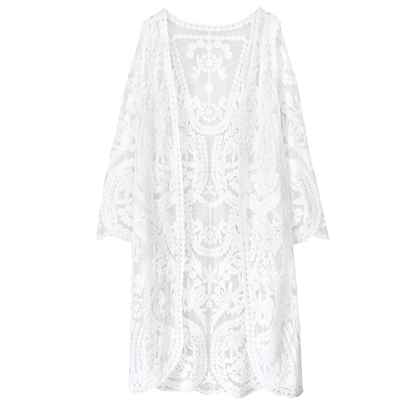 Mid-Length Style With Beach Sun Protection Clothing Outside