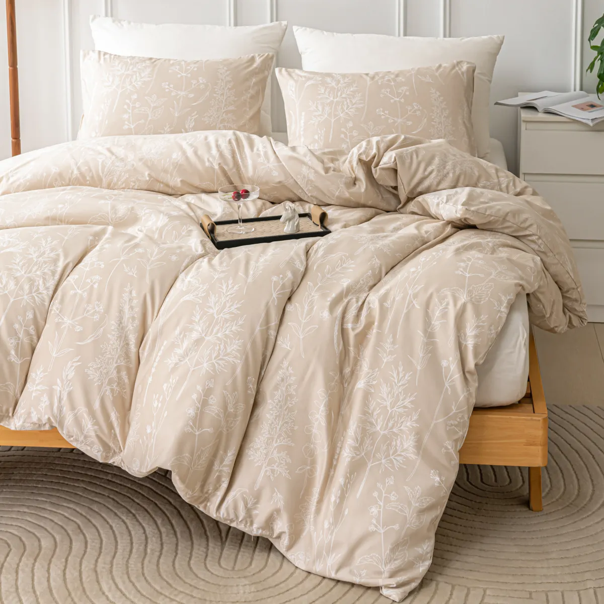Duvet Cover Set 90GSM Microfiber Printed Bedding