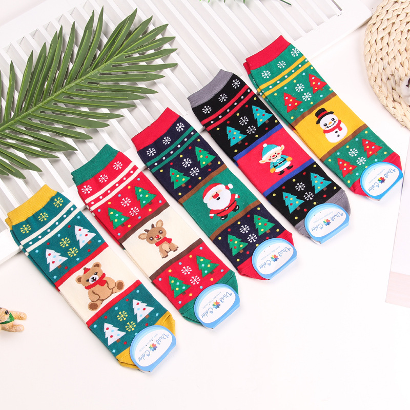 Title 5, New Years Socks for Autumn and Winter Christma...