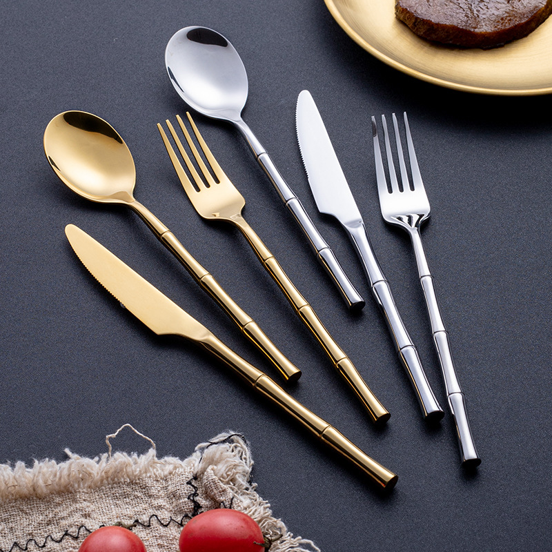 Title 5, Golden Western Steak Cutlery Set Spoon