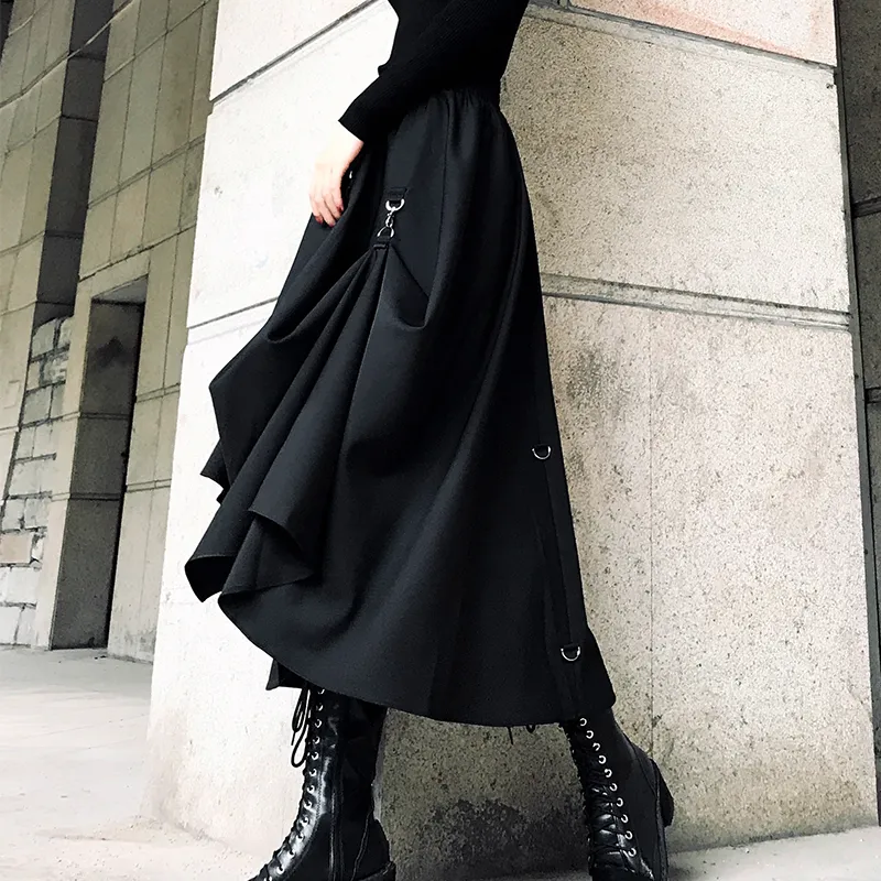 Little Black Dress Slim Skirt Elegant Midi - Black