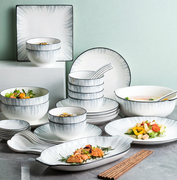 Title 6, Simple Tableware Bowl Plate Rice Bowl