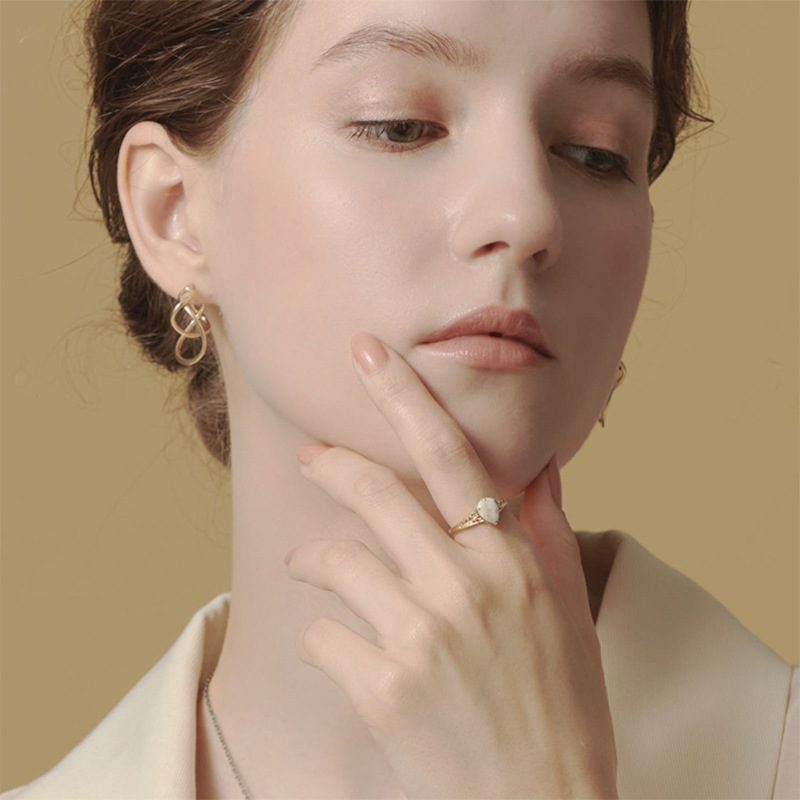 Antique Sterling Silver Gold-plated Ring