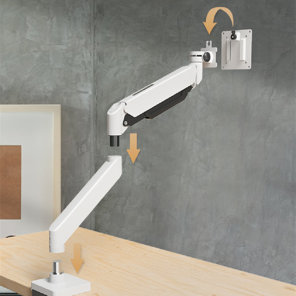 Display Lifting Rotary Pneumatic Robot Arm Computer Desktop Base - Image 4