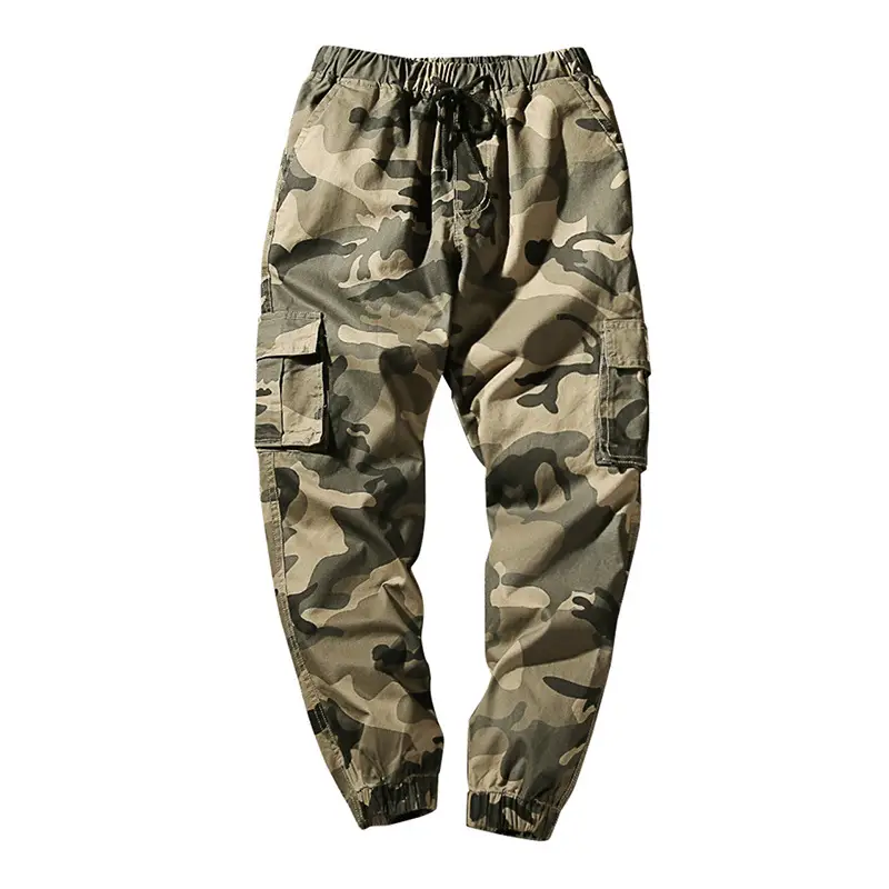 Camouflage Overalls Men's Loose And Casual Feet