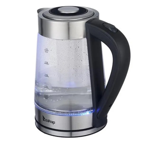 HD-250 110V 1200W 2.5L Electric Kettle With Blue Glass image 4