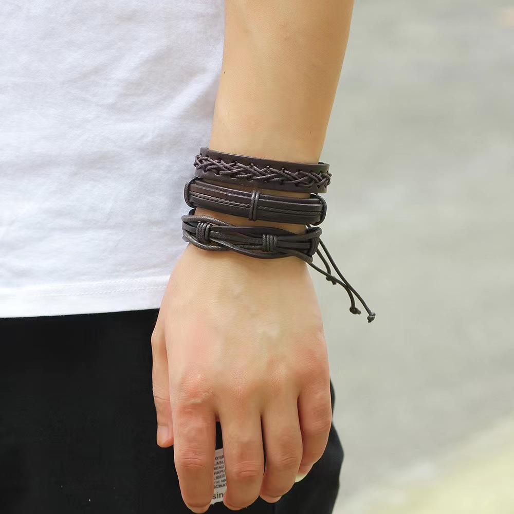 Vintage Woven Multi-layer Six-piece Bracelet