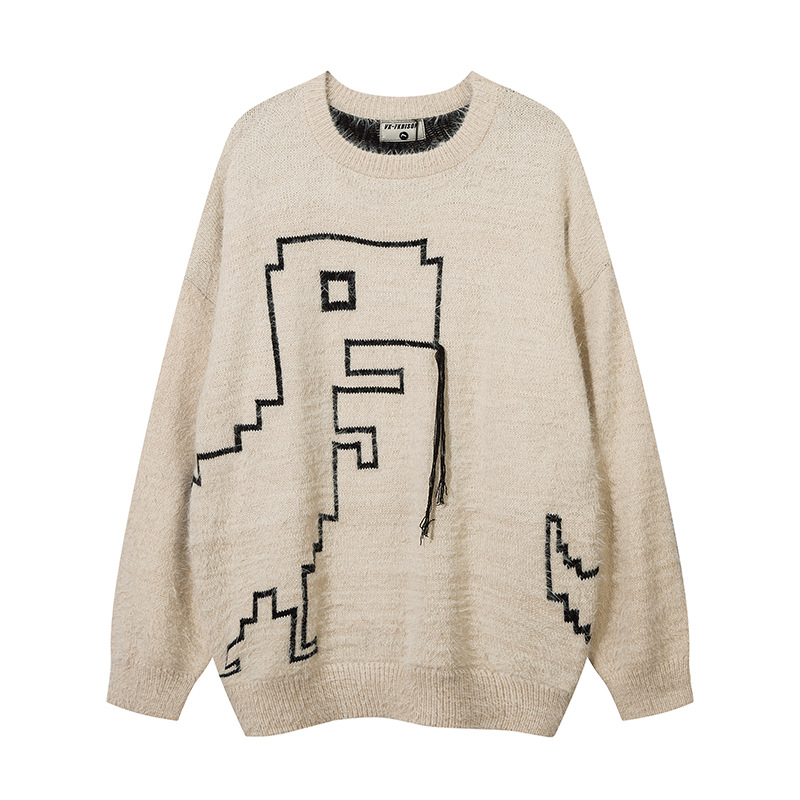 Title 2, Loose And Idle Fleece Sweater – Kuschelig warme...