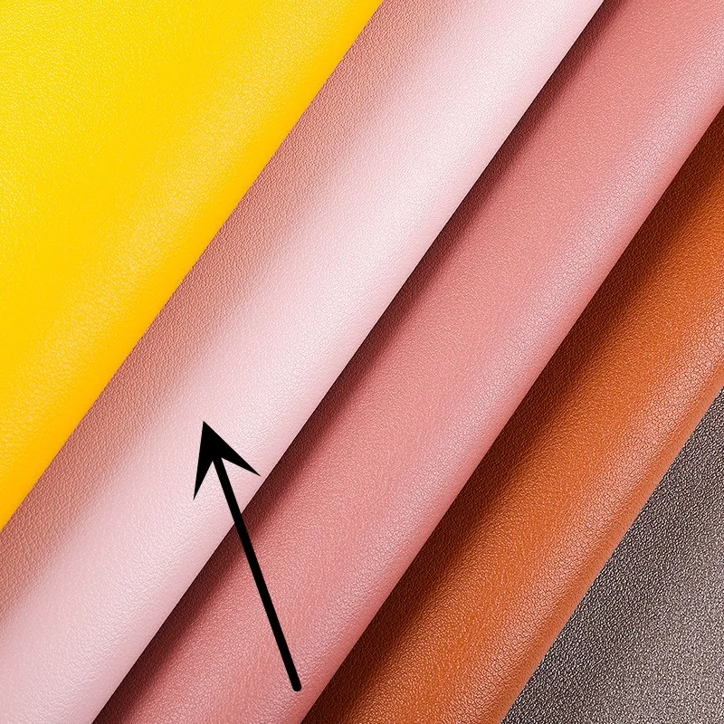 No Smell Feel Good Table Mat Thick Leather PVC Double Sided Artificial Leather - Pink