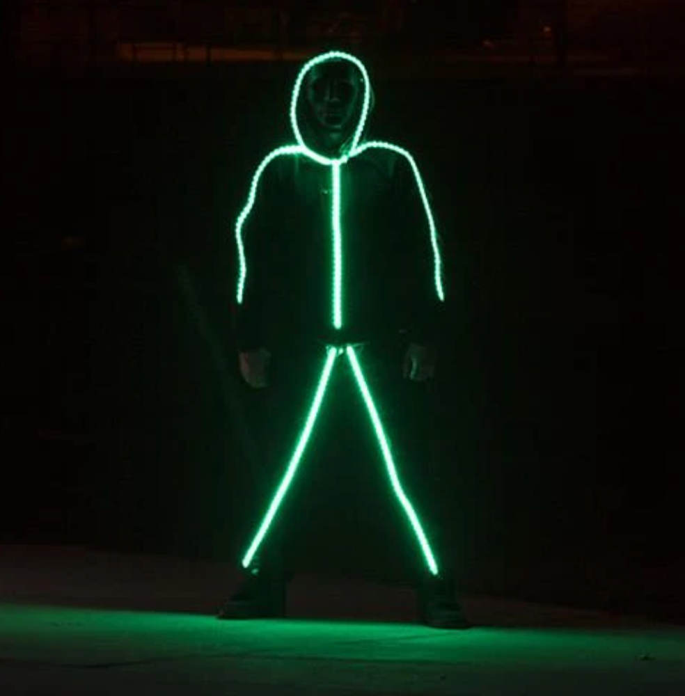 Title 3, Match Man fluorescerende dans coole rekwisieten