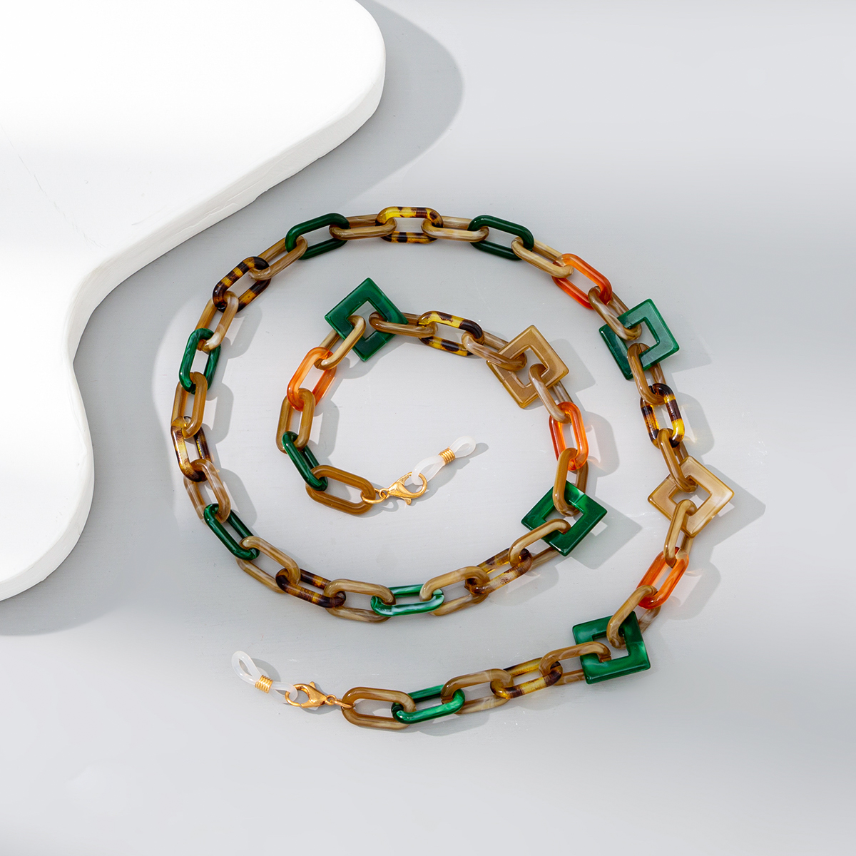 Colorful Mixed Acrylic Neckband And Eyeglass Chain - Image 4