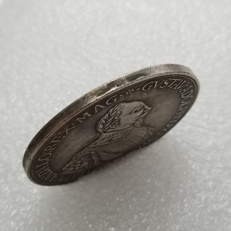 Cooperized Silver Antique Crafts Sweden Commemorative Coin - Image 9