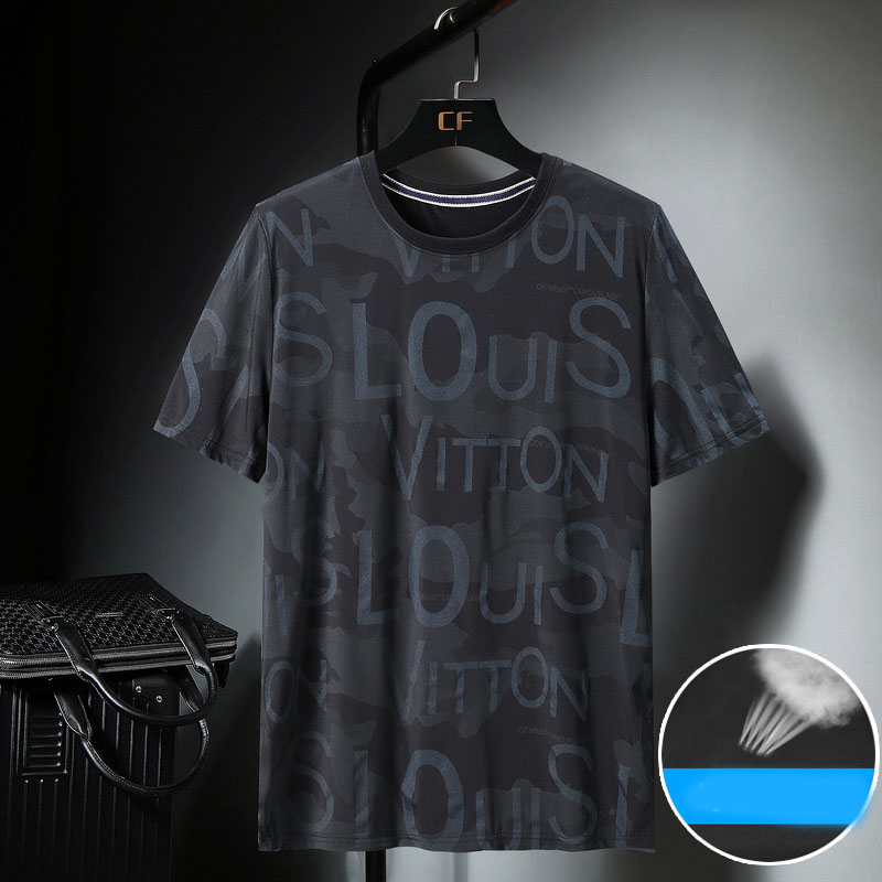 Men's Loose Ice Silk Thin Quick-drying Half Sleeve