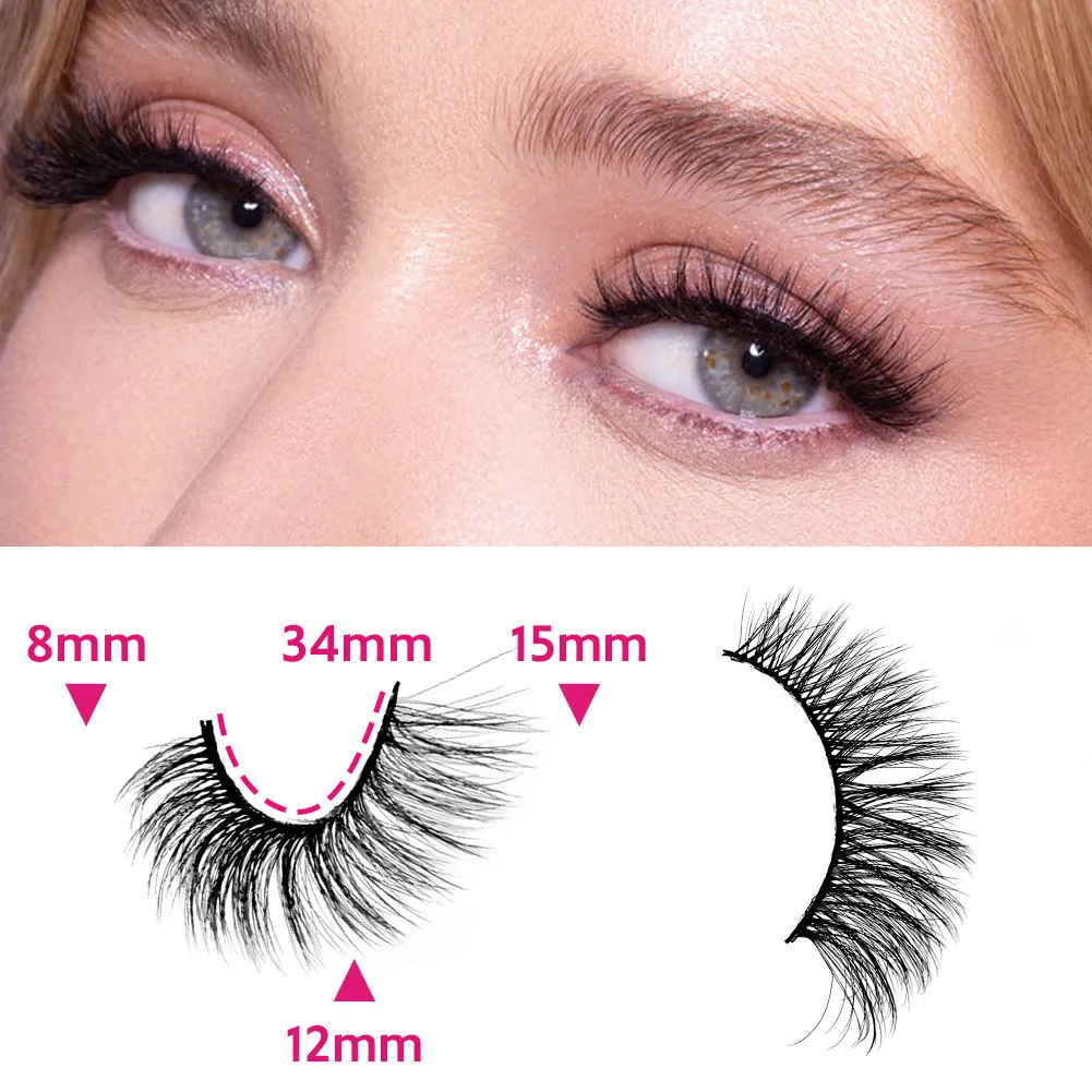 3D False Eyelashes Are Multi-layered, Realistic, Soft