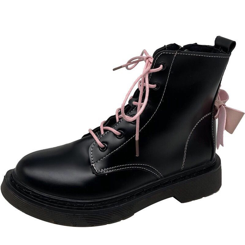 Fashion Women's Platform Bow Martin Boots