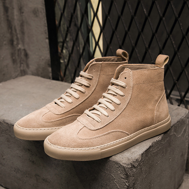 Title 2, Lace-up suede leather men