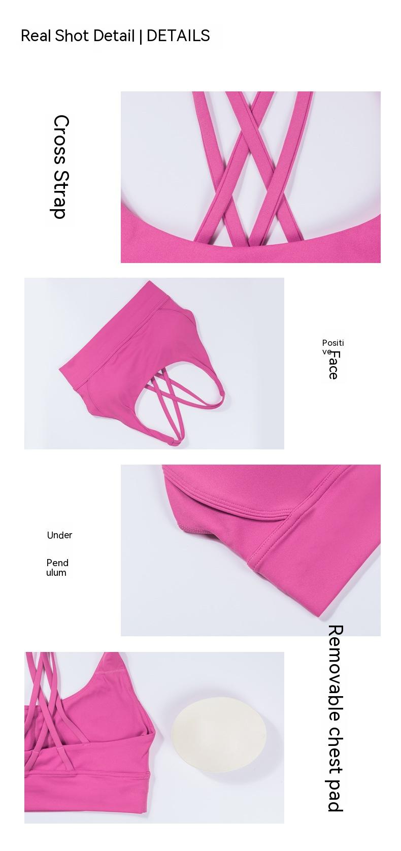 Title 2, Beauty Shock Absorption Gathered Yoga Bra