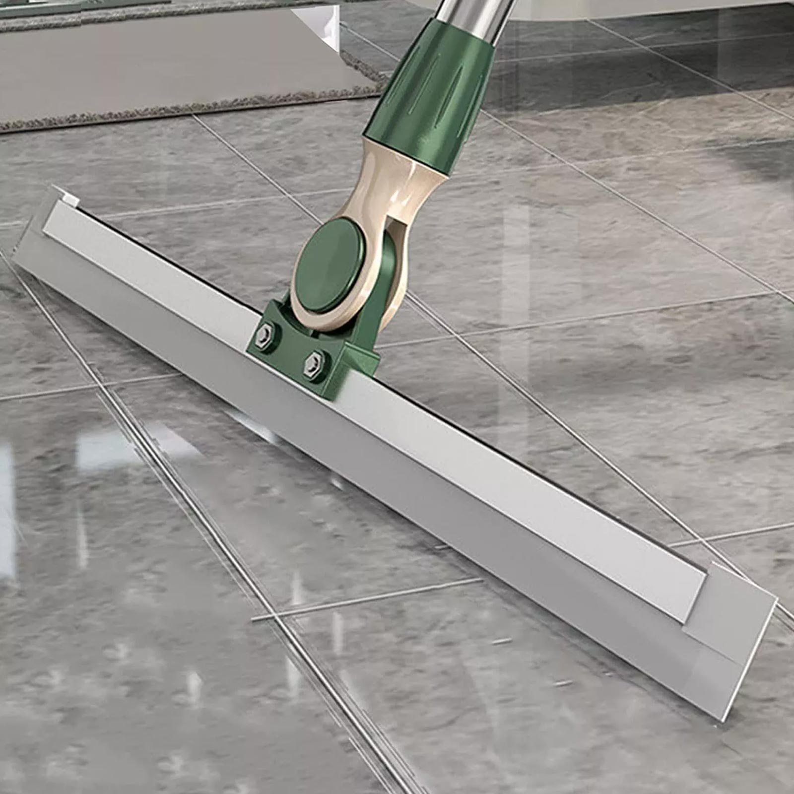 Floor Squeegee Long Handles Adjustable Telescopic Pole Heavy Duty Broom — image 8