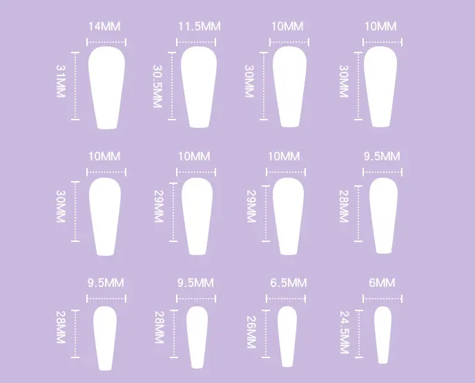Wearing Nails Finished Soft False