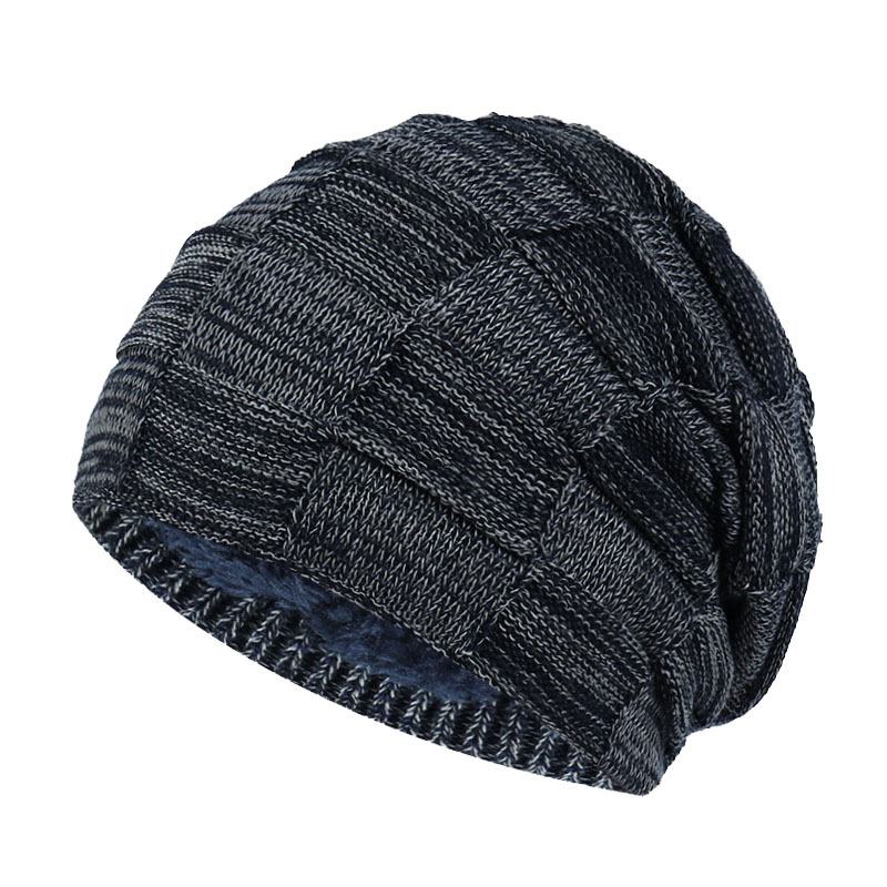 Fashion Plus Velvet Thick Knitted Warm Hat — foto 2