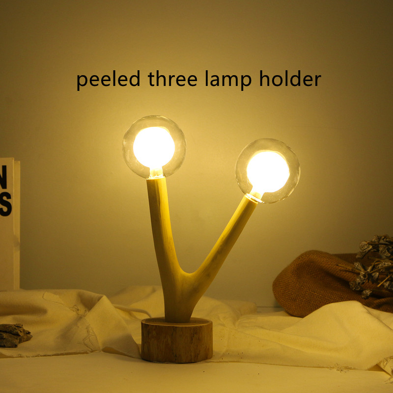 Triple lamp holder without pee