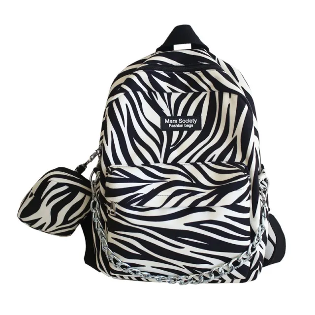 Cute Girl Backpack With Cow Pattern Zebra - Shop at LoveMi