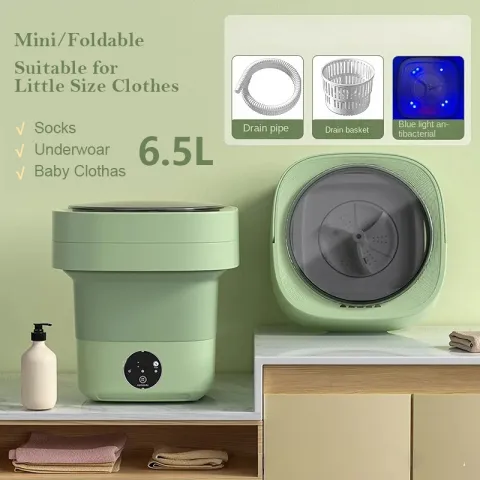 Mini Foldable Washing Machine Portable Socks Underwear Panties Big