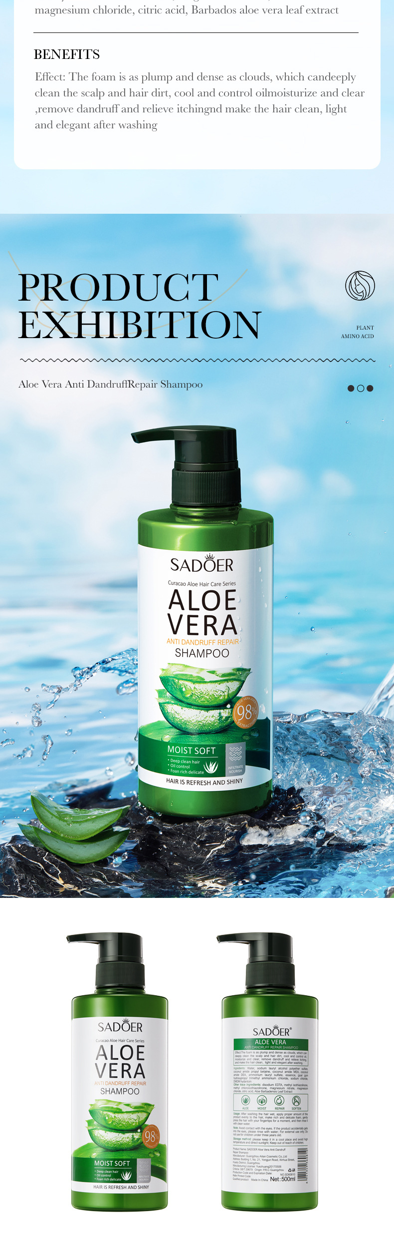 Title 9, Shampoo Riparatore Antiforfora allAloe Vera – ...