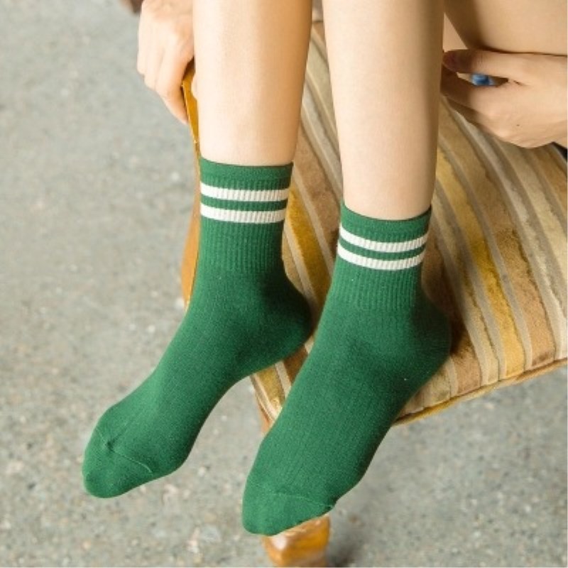 Title 8, Student Socks All-Match Rainbow Breathable Stoc...