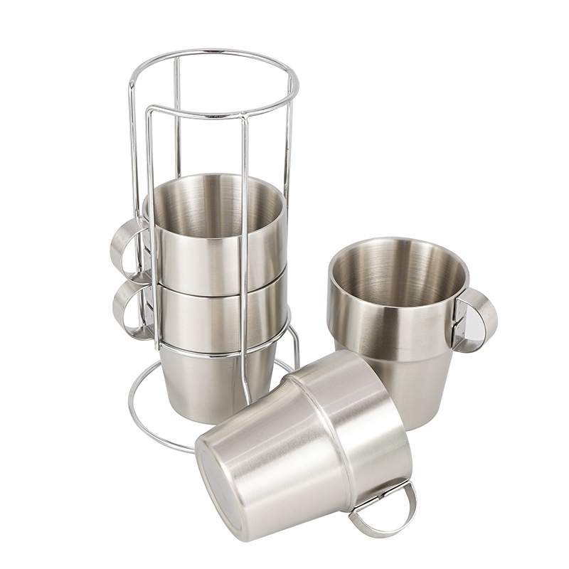 Title 1, 4-piece Non-magnetic Stainless Steel Double-lay...