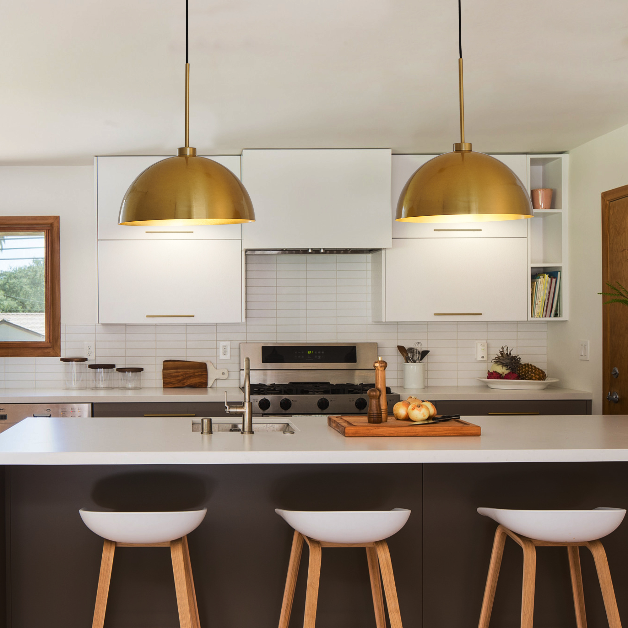 41inch Industrial Modern Copper Color Double Pendant Light Adjustable Ceiling Hanging Lamp With Bright Finish For Dining Room, Kitchen, Or Living Room Stylish And Durable Lighting Fixture No 