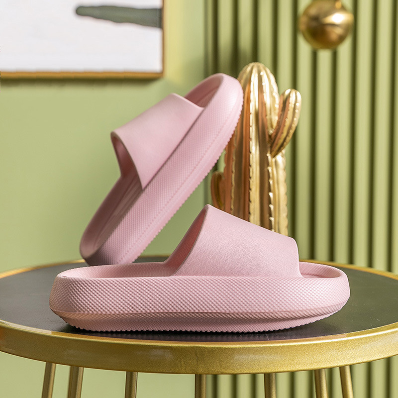 4.5cm Non smelly Foot Sandals Foot Poop Thick Bottom Non slip Pink - Shop at LoveMi